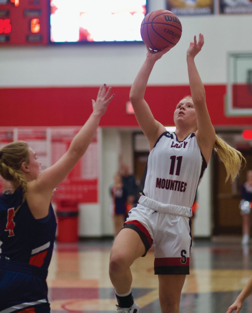Hanna Nichols recorded seven points in the Mounties 62-60 win over North Putnam Wednesday night.